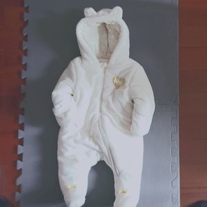 Juicy Couture plush sherpa all-in-one winter suit